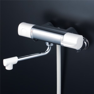 【FTB100KPFR2】サーモスタット式シャワー 240mmパイプ付-KVK AQUASHOP 本店
