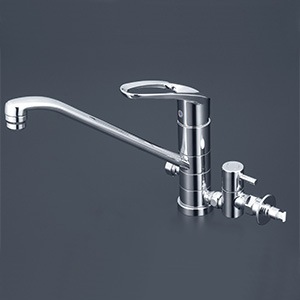 KVK（ケーブイケー） 寒冷地用 シングル混合栓（回転分岐孔付） KM5041Z