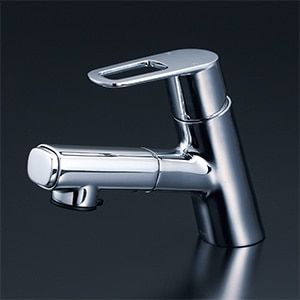 【未使用品】シングルシャワー付き混合水栓　KVK FSL210DEFT KVK 洗面用シングルシャワー付混合栓 一般地仕様 FSL210DEFT