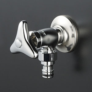 K115spz 屋外ホース接続ニップル付水栓 Kvk Aquashop 本店