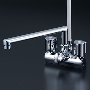 KF206ZGN】デッキ形一時止水付2ハンドルシャワー｜【公式】KVK通販