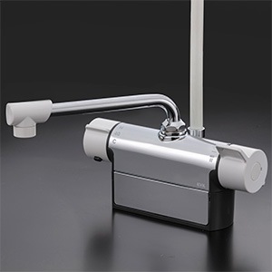 KVK FTB200D2R2TH デッキ形サーモスタット式シャワー (代引不可) KVK デッキ形サーモスタット式シャワー 撥水 FTB200D2R2TH KVK