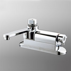 KVK デッキ形サーモスタット式混合栓 190mmパイプ付 MTB200DP1 工事費