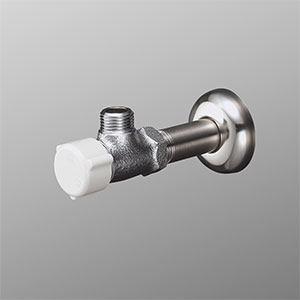 KU320KSN75】アングル形止水栓ステンレス製給水管（ナットなし