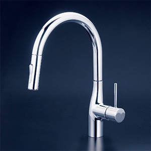 KM6061ZECHS】撥水シングルシャワー付混合栓｜【公式】KVK通販サイト