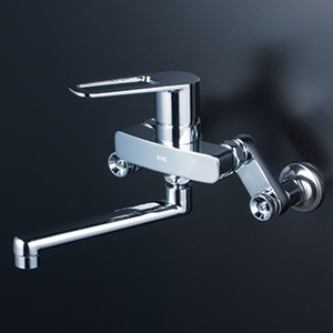 KVK キッチン用 MSK110KRJRS シングル混合栓 スワン型パイプ シングル混合栓：MSK110KRG｜キッチン用水栓：壁付