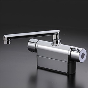 KVK デッキ形サーモスタット式混合栓 190mmパイプ付 MTB200DP1 maido-diy-reform_mtb200dp1