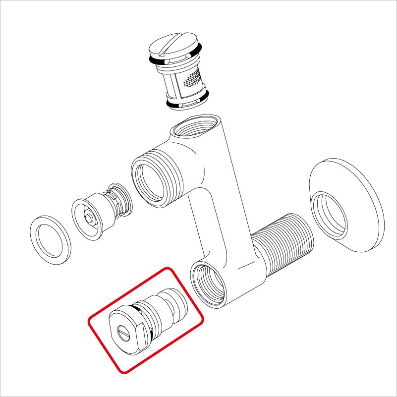ZKF60N】KF112・KF111・KF120等用 流量調節止水弁 1個入り｜【公式