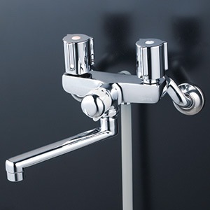 KF141EXNR2】一時止水付2ハンドルシャワー 240mmパイプ付