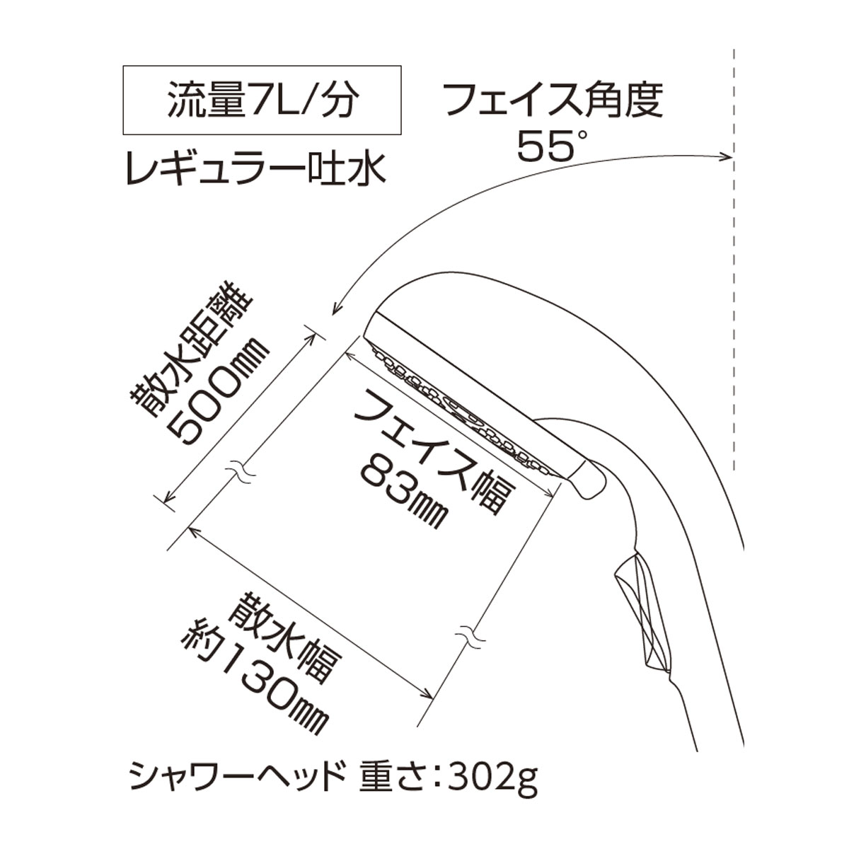 【PZS370MBPF】ワンストップ付ウルトラファインバブルシャワーヘッド　マットブラック