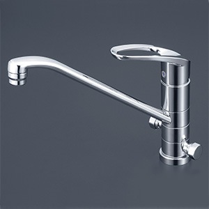 KVK KM5041ZTTU 寒冷地用分岐水栓•分岐孔付シングルレバー式混合栓 KVK 流し台用シングルレバー式混合栓(回転分岐止水栓付