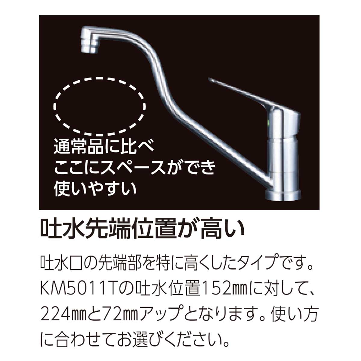 Z351329】先端高位置タイプ吐水口｜【公式】メーカー直営オンライン