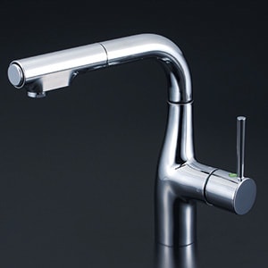 KM6101R2EC】シングルシャワー付混合栓 200mmパイプ付｜【公式