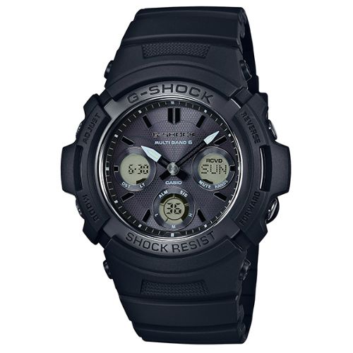 CASIO G-SHOCK ソーラー電波腕時計 AWG-M100SBB-1AJF ブラックモデル
