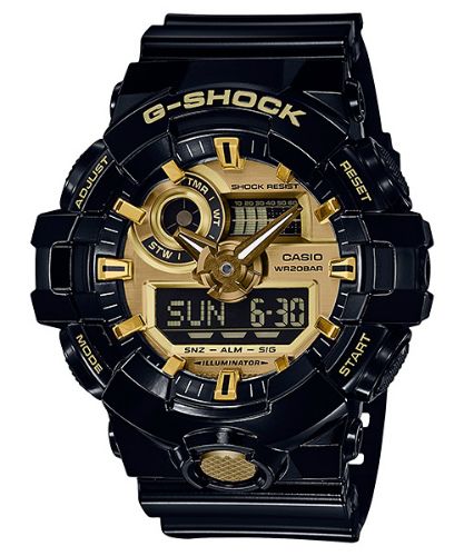 カシオGショック腕時計 CASIO G-SHOCK GA-710GB-1AJF