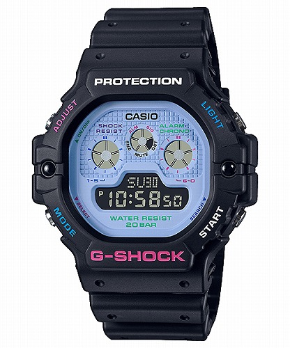 CASIO G-SHOCK DW-5900DN-1JF メンズ Psychedelic Multi Colors