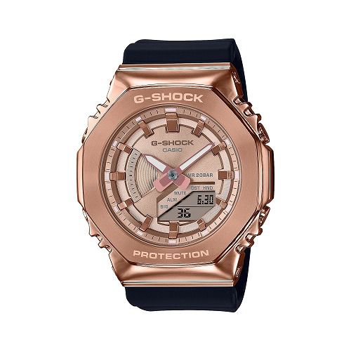 カシオGショック GM-S2100PG-1A4JF メンズ ミッドサイズ メタルカバード