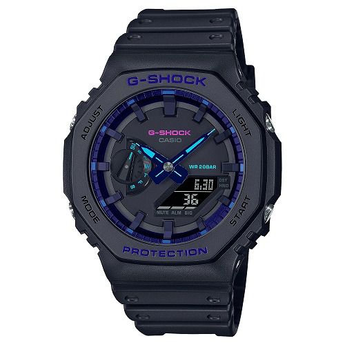 カシオGショック アナ・デジ腕時計 GA-2100VB-1AJF メンズ