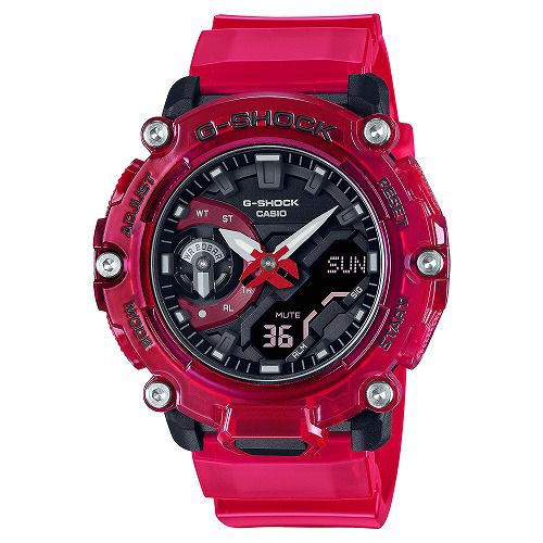 CASIO G-SHOCK アナ・デジ腕時計 GA-2200SKL-4AJF Sound Waveシリーズ