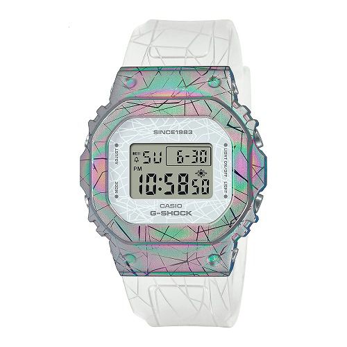CASIO カシオ 腕時計 G-SHOCK GM-S5640GEM-7JR レインボー スケルトン系 樹脂／ステンレススチール レディース G-SHOCK 40th Anniversary Adventurer’s Stone Series リミテッドモデル デジタル 新品未使用展示品 CASIO G-SHOCK GM-S5640GEM-7JR ユニセックス ミッドサイズ 40th