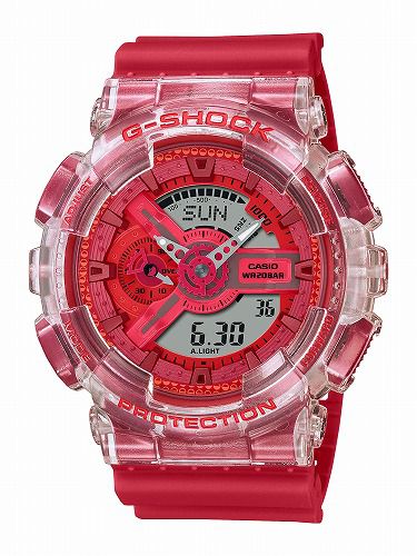 G-SHOCK GA-110GL-4AJR Lucky Dropシリーズ オレンジ メンズ腕時計
