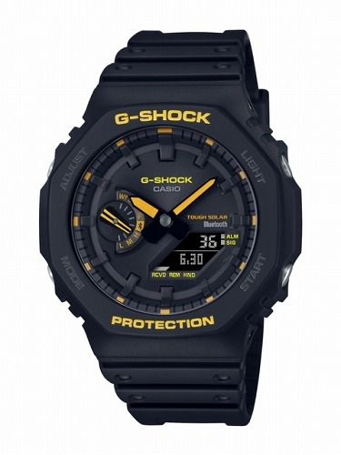 G-SHOCK デジタル腕時計 ブラック/イエロー ブラックにイエローの“警戒色”を加えた【G-SHOCK】Caution Yellow登場