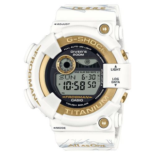 G-SHOCK 30周年記念モデル ホワイト　イルクジ　FROGMAN CASIO G-SHOCK FROGMAN GW-8201K-7JR イルカ・クジラ 2024 30周年記念
