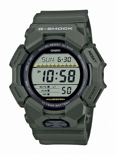 G-SHOCK CASIO デジタル腕時計 カシオGショック デジタル腕時計 GD-010-3JF メンズ 10年電池 国内正規品