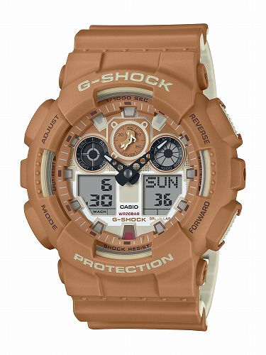 MH358 【未使用】G-SHOCK GA-100SHB-5AJR 柴犬 カシオGショック 柴犬 アナログ・デジタル腕時計 GA-100SHB-5AJR