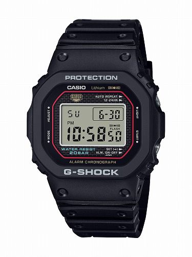 CASIO G-SHOCK DW-5000R-1AJF デジタル腕時計 メンズ 初代G-SHOCK 復刻