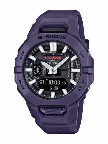 H*n様 CASIO G-SHOCK パープル 腕時計 G-SHOCK Gショック 近未来SFモチーフ スマートフォンリンク カシオ