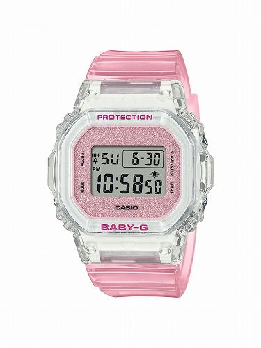 CASIO BABY-G デジタル腕時計 BGD-565GC-4JF レディース スケルトン