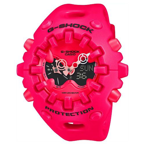 CASIO G-SHOCK GA-V01-4AJF アナログ・デジタル腕時計 メンズ ピンク 