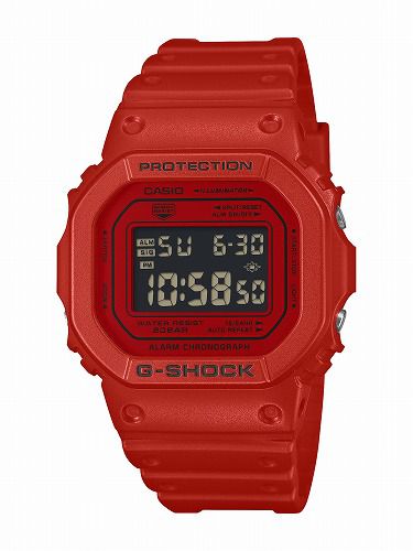 CASIO G-SHOCK デジタル腕時計 DW-5600RRB-4JF メンズ レッド 国内正規品