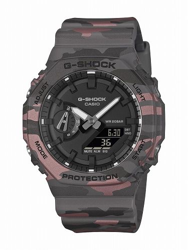 美品 CASIOカシオ メンズ腕時計Gショック ブラック＆カモフラ箱付きデジアナ G-SHOCK Gショック CASIO カシオ Camouflage Series カモフラージュ