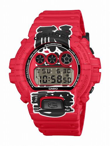 DW-6900AKA-4JR CASIO G-SHOCK デジタル腕時計 メンズ 赤提灯モデル