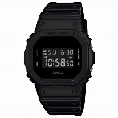 G-SHOCK ブラック デジタル腕時計 G-SHOCK DW-5600UBB-1JF CASIO カシオ デジタル腕時計 オールブラック