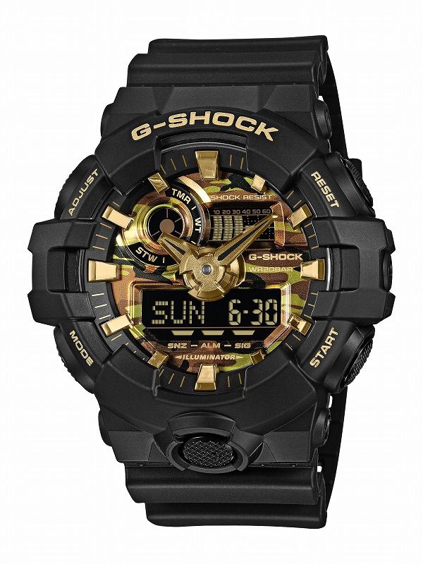 G-SHOCK GA-700CF-1AJF CASIO アナログ・デジタル腕時計 メンズ CAMO