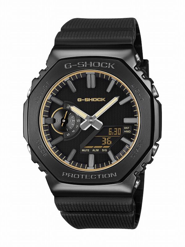 G-SHOCK GM-2100LXB-1A9JF ブラックIPメタル オクタゴン腕時計 メンズ