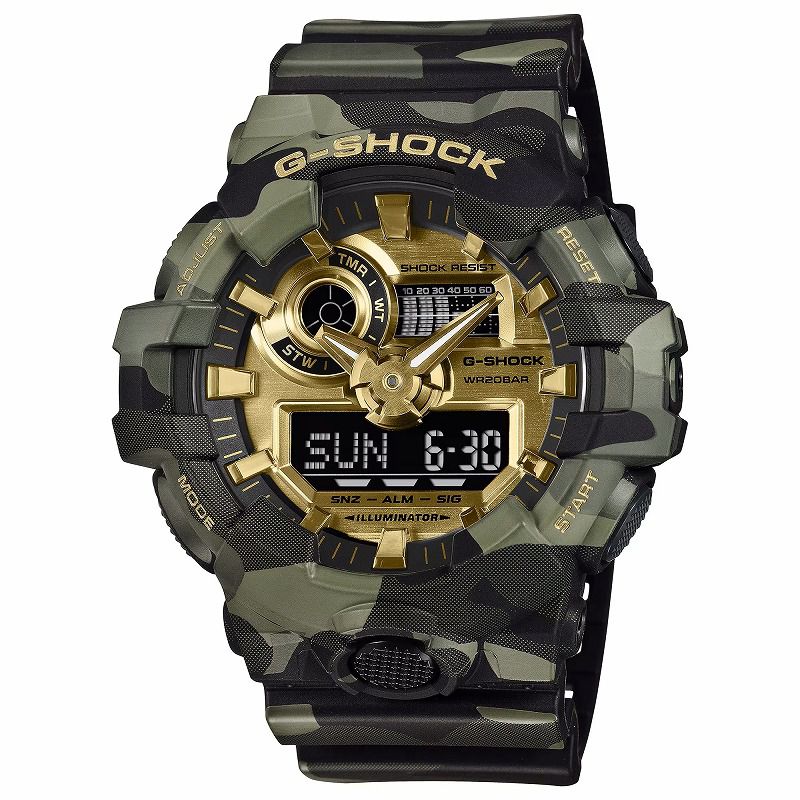 G-SHOCK GA-700CMG-3AJF CASIO ���ʥ������ǥ������ӻ��� ��� CAMO AND GOLD��ǥ� ����������