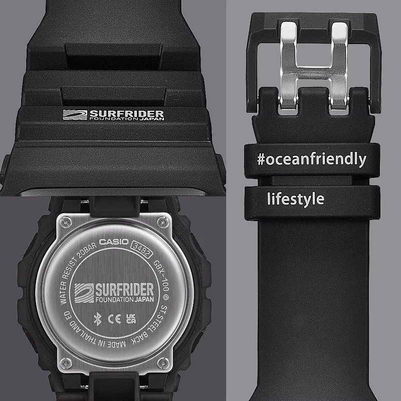 G-SHOCK GBX-100SFJ-1JR CASIO G-LIDE �����ե饤�����ե�����ǡ�����󥸥�ѥ� �ǥ������ӻ��� ����������