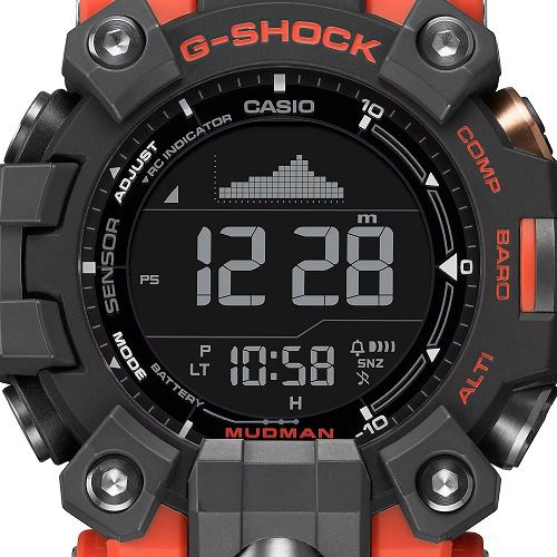 CASIO G-SHOCK MASTER OF G MUDMAN �����顼�����ӻ��� GW-9500-1A4JF����󥺡��ȥ�ץ륻�󥵡� ����������