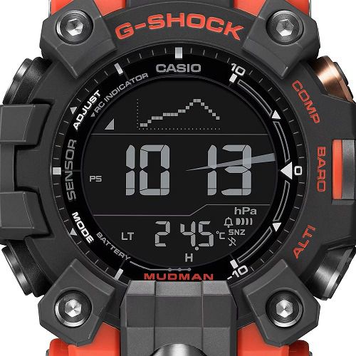 CASIO G-SHOCK MASTER OF G MUDMAN �����顼�����ӻ��� GW-9500-1A4JF����󥺡��ȥ�ץ륻�󥵡� ����������