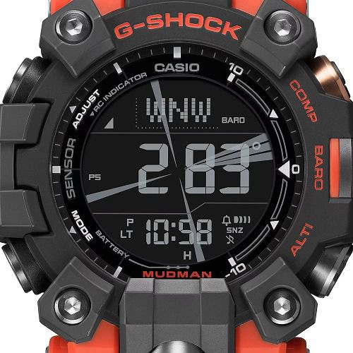 CASIO G-SHOCK MASTER OF G MUDMAN �����顼�����ӻ��� GW-9500-1A4JF����󥺡��ȥ�ץ륻�󥵡� ����������