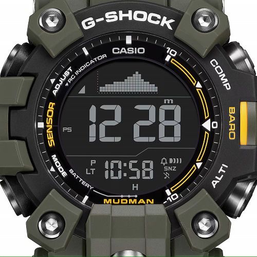 CASIO G-SHOCK MASTER OF G MUDMAN �����顼�����ӻ��ס�GW-9500-3JF����󥺡��ȥ�ץ륻�󥵡� ����������