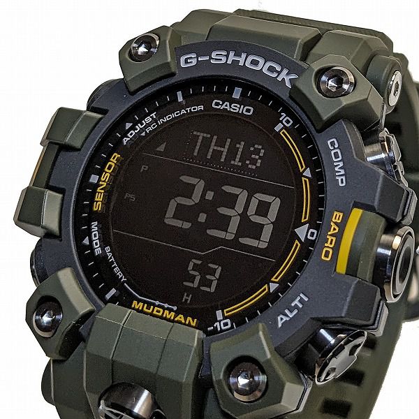 CASIO G-SHOCK MASTER OF G MUDMAN �����顼�����ӻ��ס�GW-9500-3JF����󥺡��ȥ�ץ륻�󥵡� ����������
