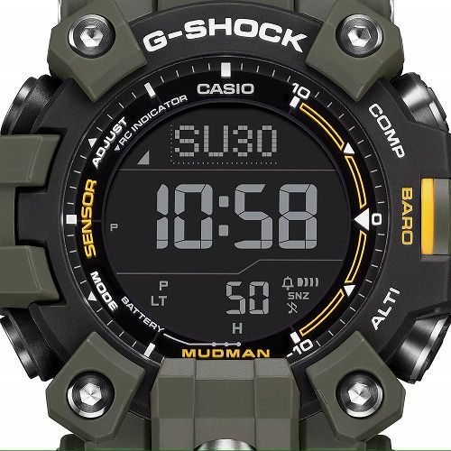 CASIO G-SHOCK MASTER OF G MUDMAN �����顼�����ӻ��ס�GW-9500-3JF����󥺡��ȥ�ץ륻�󥵡� ����������