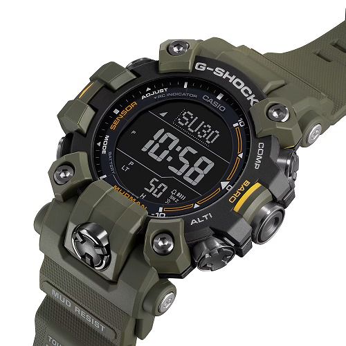 CASIO G-SHOCK MASTER OF G MUDMAN �����顼�����ӻ��ס�GW-9500-3JF����󥺡��ȥ�ץ륻�󥵡� ����������