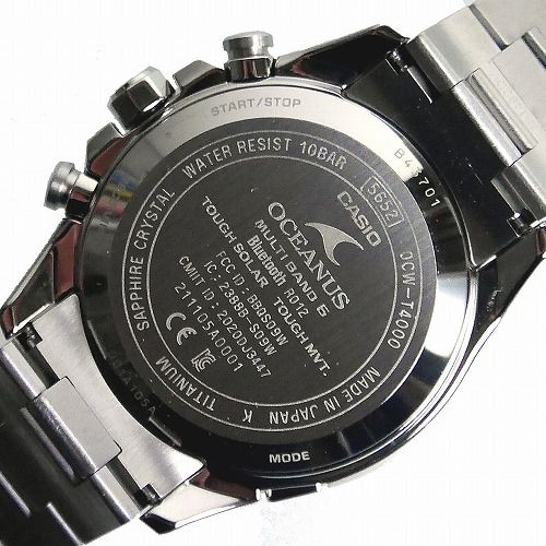 CASIO OCEANUS CLASSIC LINE 顼ӻ OCW-T4000-1AJF  ޡȥե 3ǯݾڡ