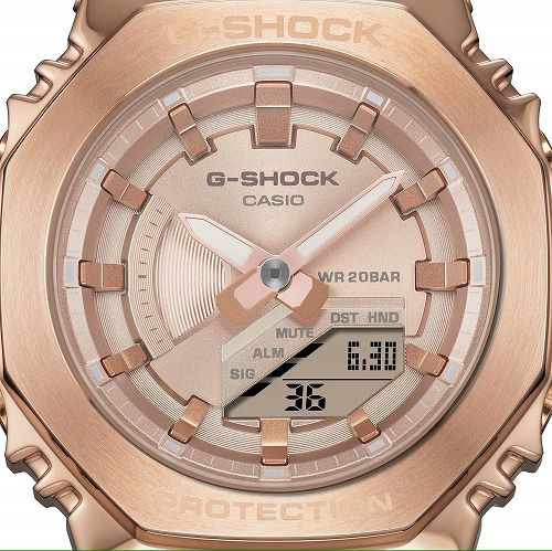 CASIO G-SHOCK GM-S2100PG-4AJF レディース オクタゴンベゼル ピンク